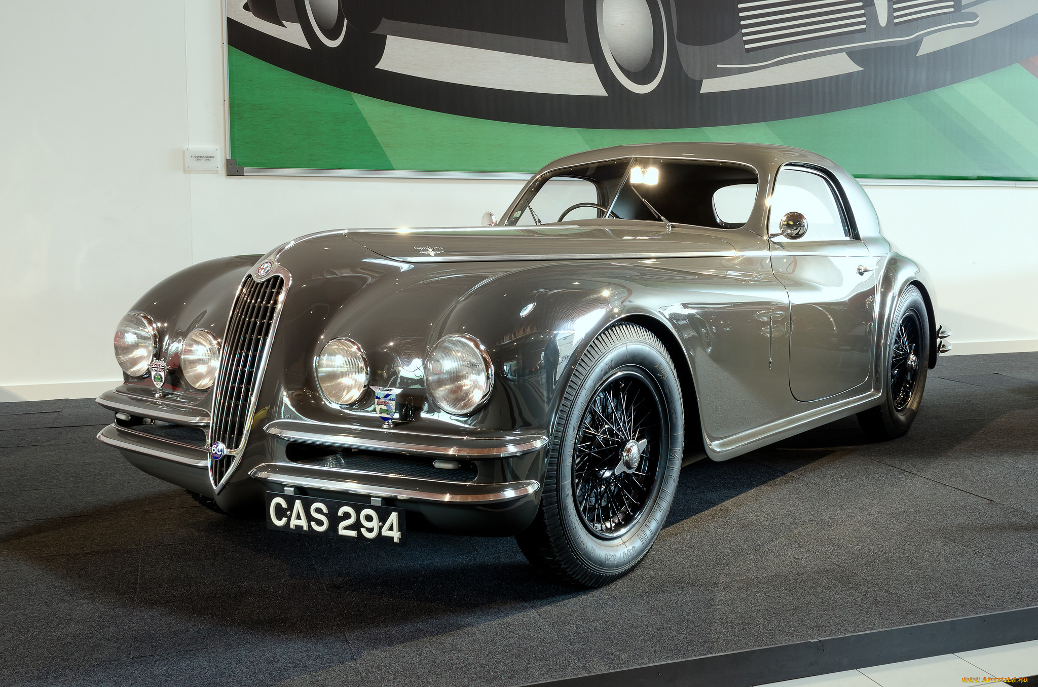 alfa romeo 6c 2500 ss trossi coupe touring body 1942, ,    , , , , 